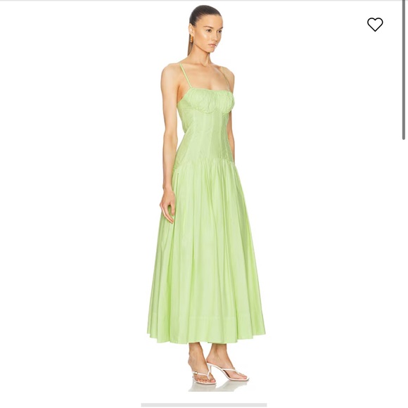 NICHOLAS Dolma Drop Waist Corset Midi Dress - Picture 2 of 4